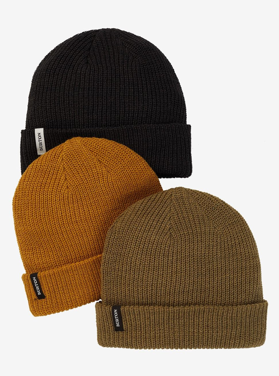 Burton DND 3 Pack Beanie Black / Martini Olive / Wood Thrush