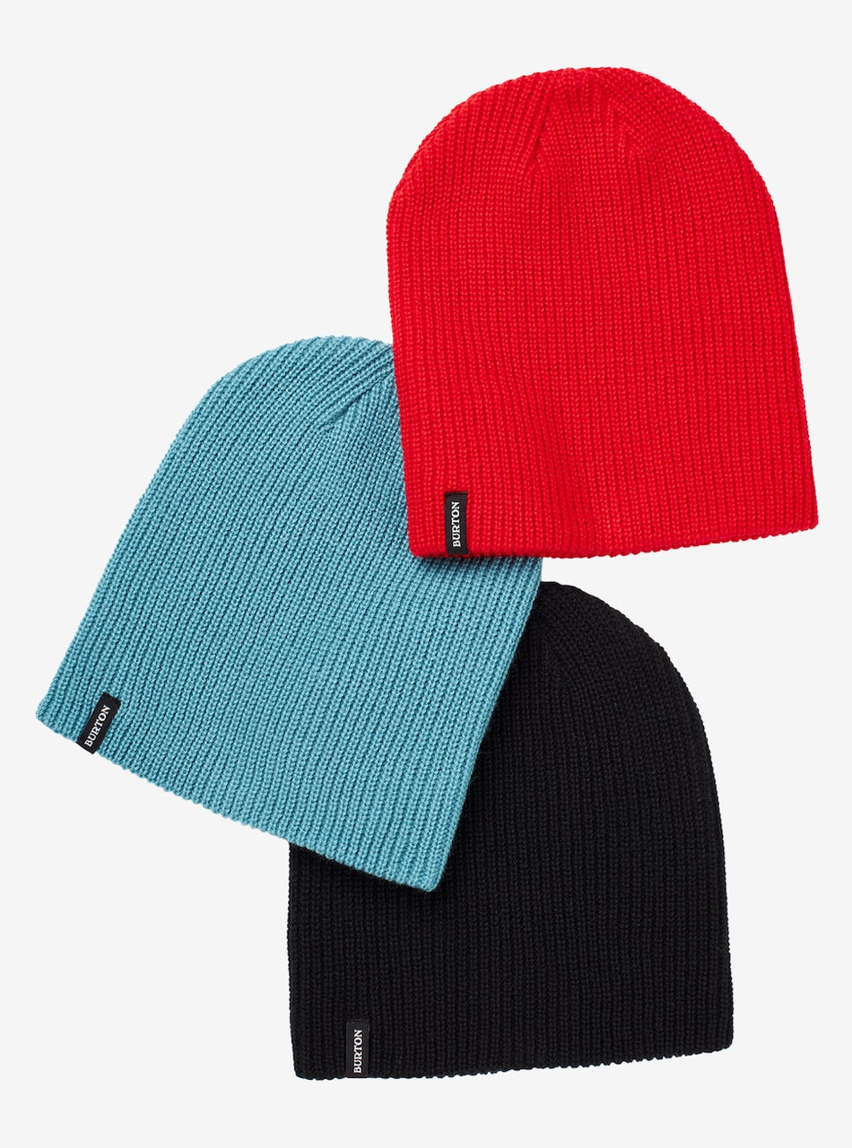 Burton DND 3 Pack Beanie Black / Brittany Blue / Fiesta Red