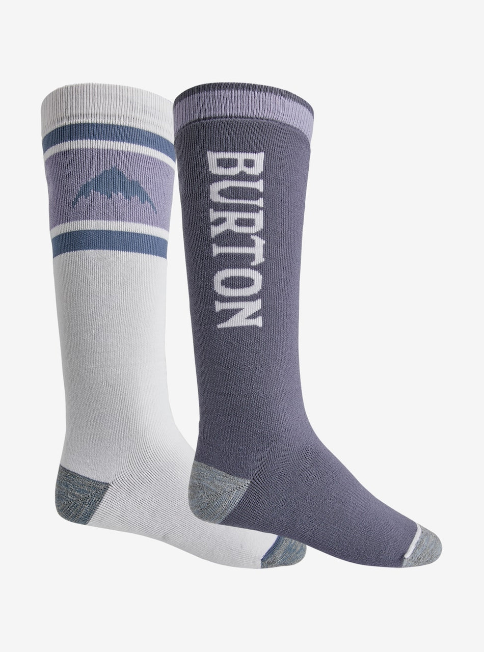 Burton Weekend Midweight Two Pack Socks Mens 2023 Stout White / Folkstone Grey