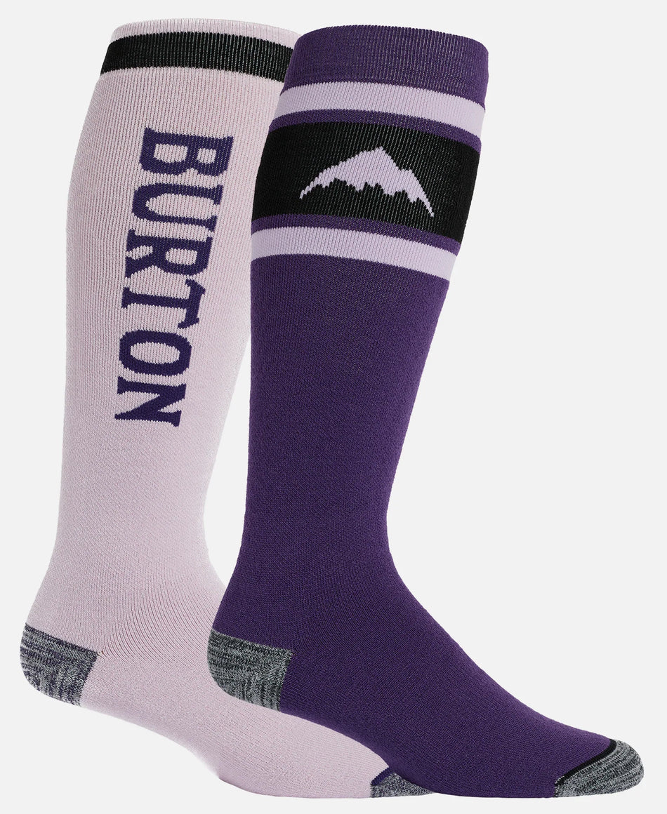 Burton Weekend Midweight Two Pack Socks Mens Violet Halo