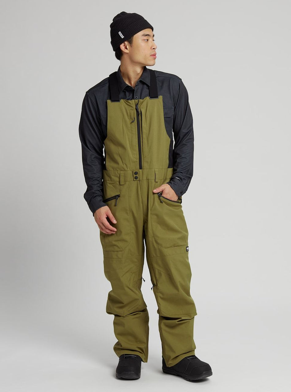 Burton Reserve Mens Bib Pants Martini Olive