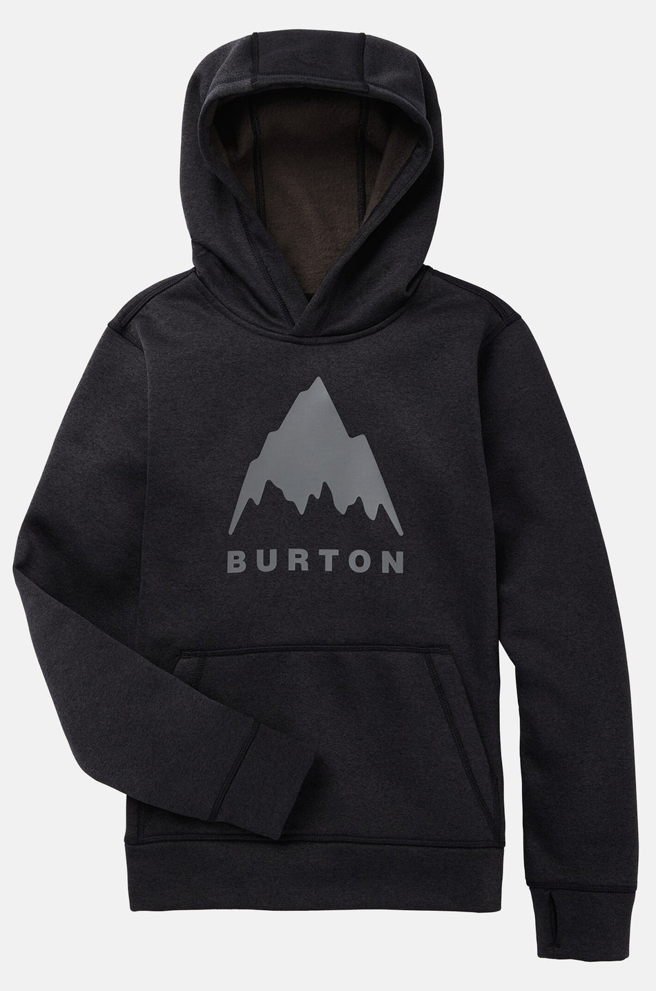 Burton Oak Pull Over Hoodie Kids Black Heather