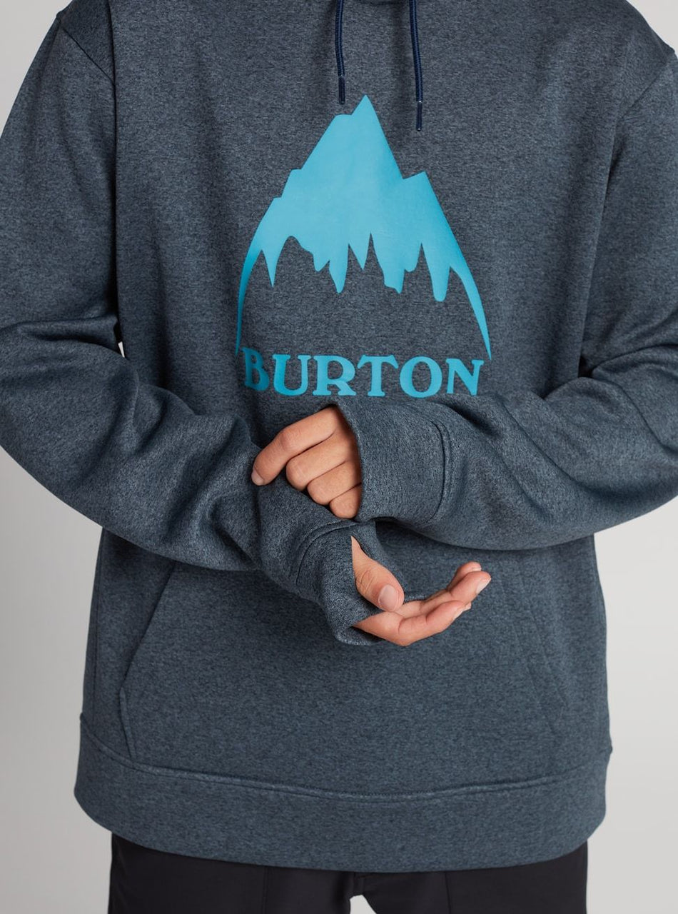 Burton Oak Pull Over Hoodie l Mens Dress Blue Heather