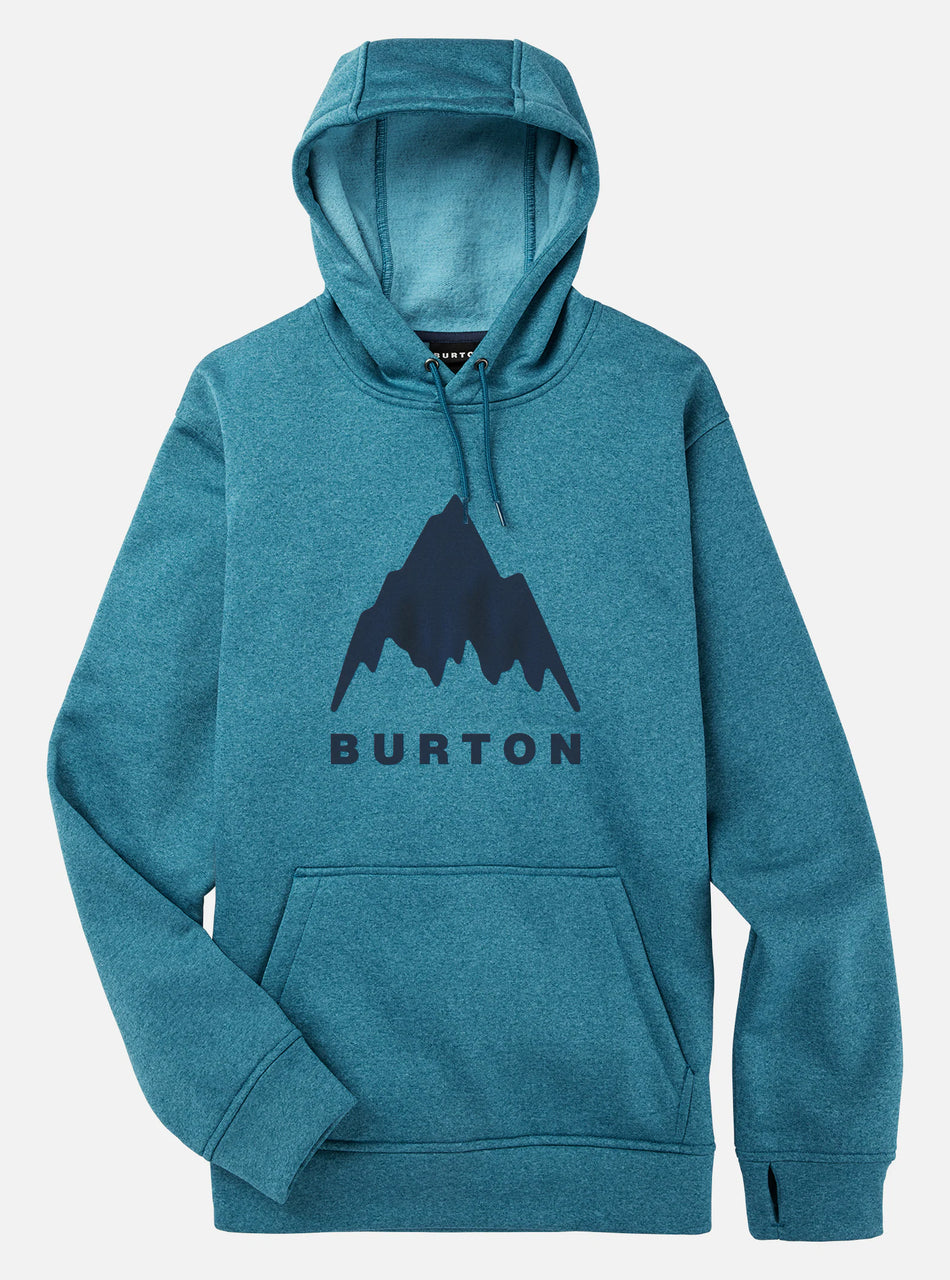 Burton Oak Pull Over Hoodie Mens Lyons Blue Heather