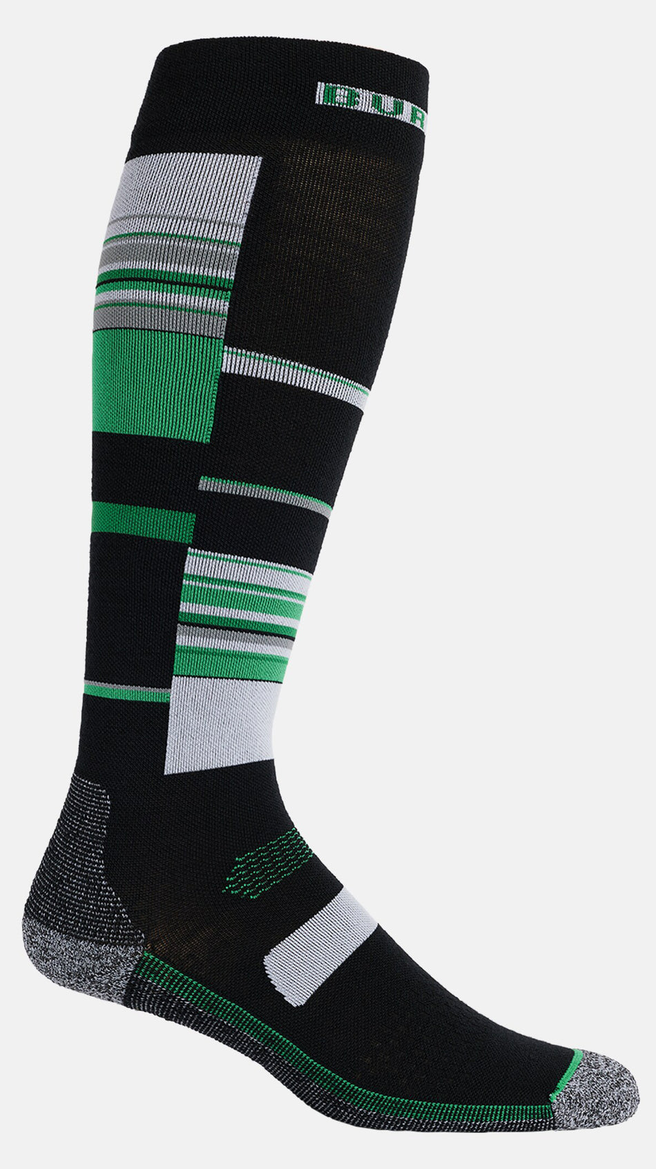 Burton Performance Ultralight Socks Mens 2023 Clover Green Stripes