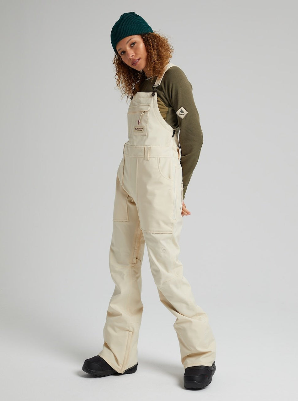 Burton Avalon Womens Bib Pants Crème Brulee