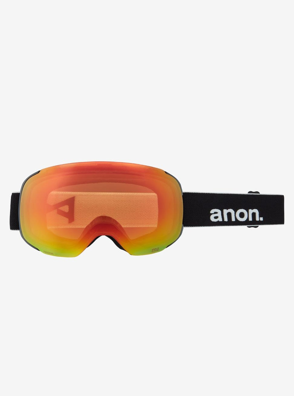 Anon M2 Goggles & Spare Lens Mens 2022 Black / Perceive Sunny Red Lens