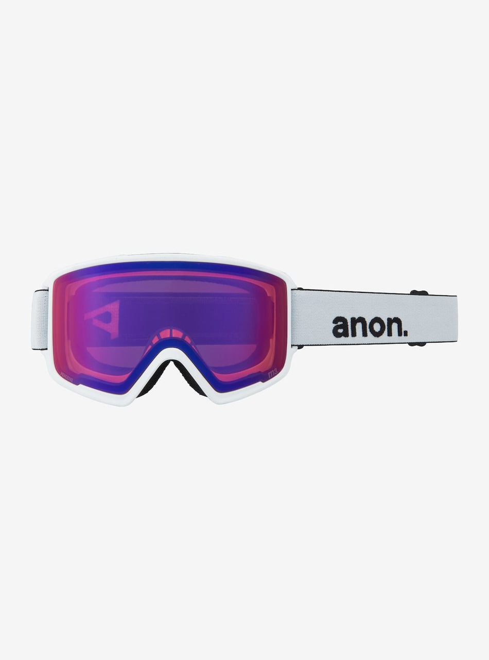 Anon M3 Goggles & Spare Lens Mens 2022 White / Perceive Sunny Onyx Lens