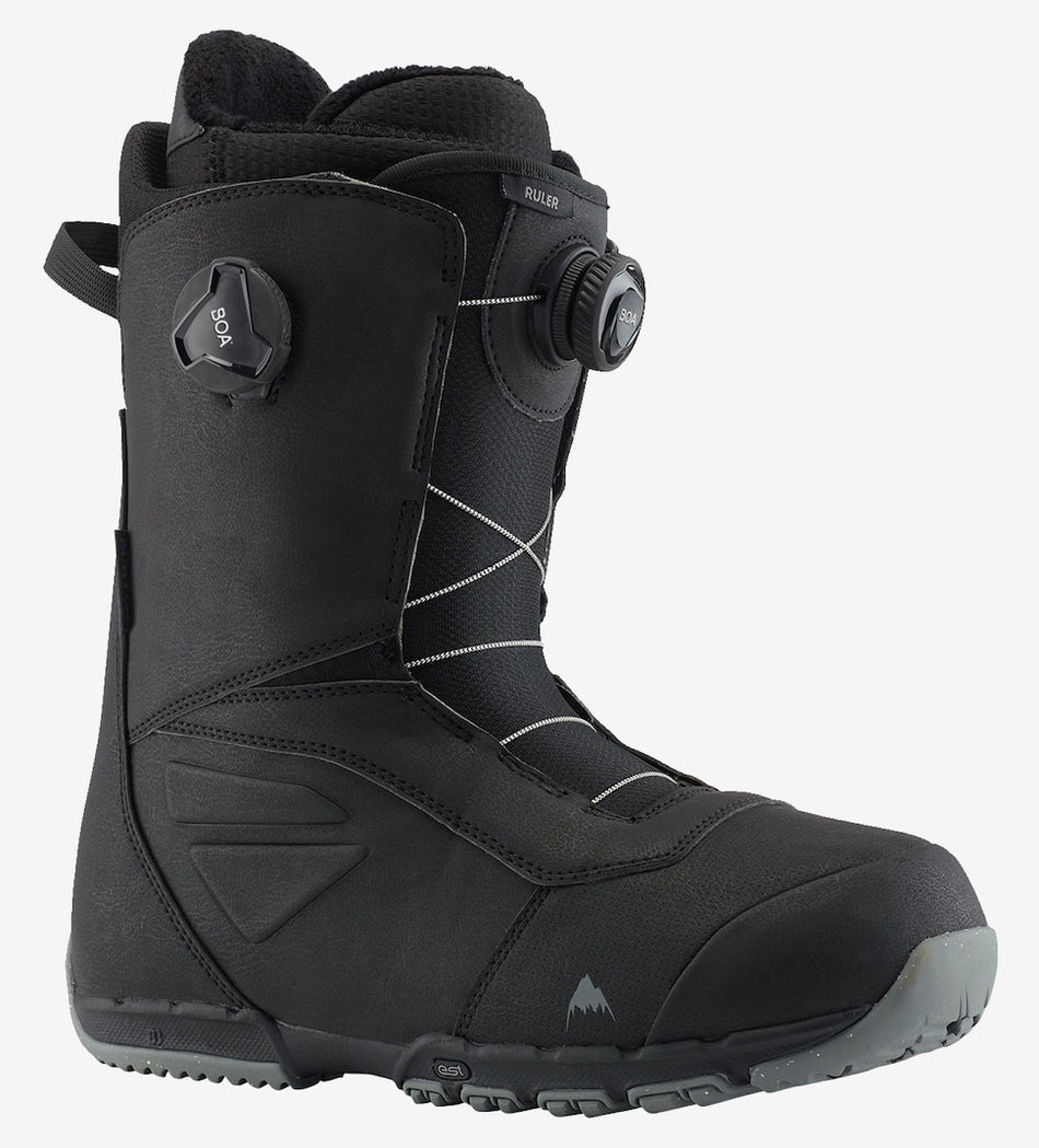 Burton Ruler BOA Wide Snowboard Boots Mens 2024 Black