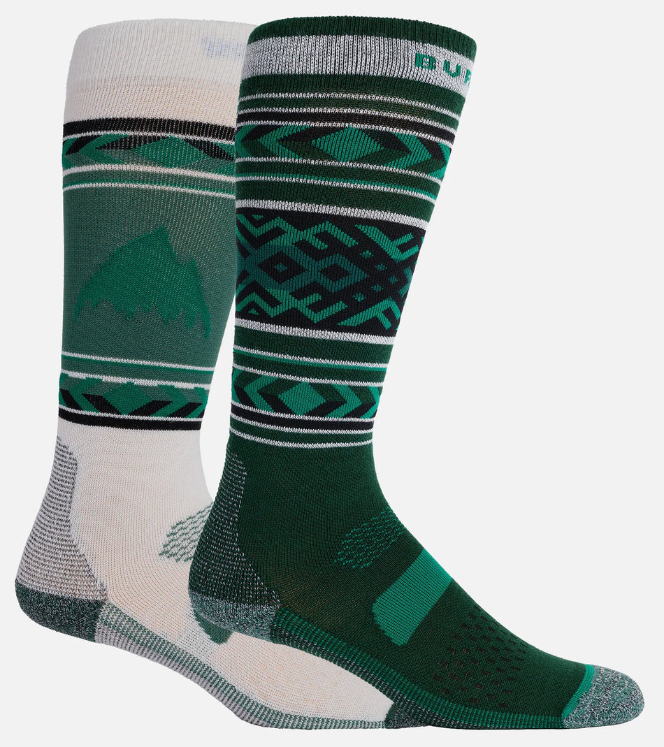 Burton Performance Lightweight Two Pack Socks Womens 2023 Botanical Garden