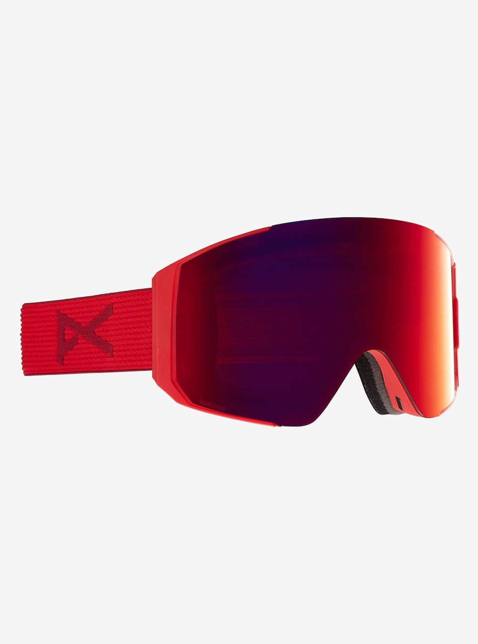 Anon Sync Goggles Asian Fit 2021 Red / Perceive Sunny Red Lens