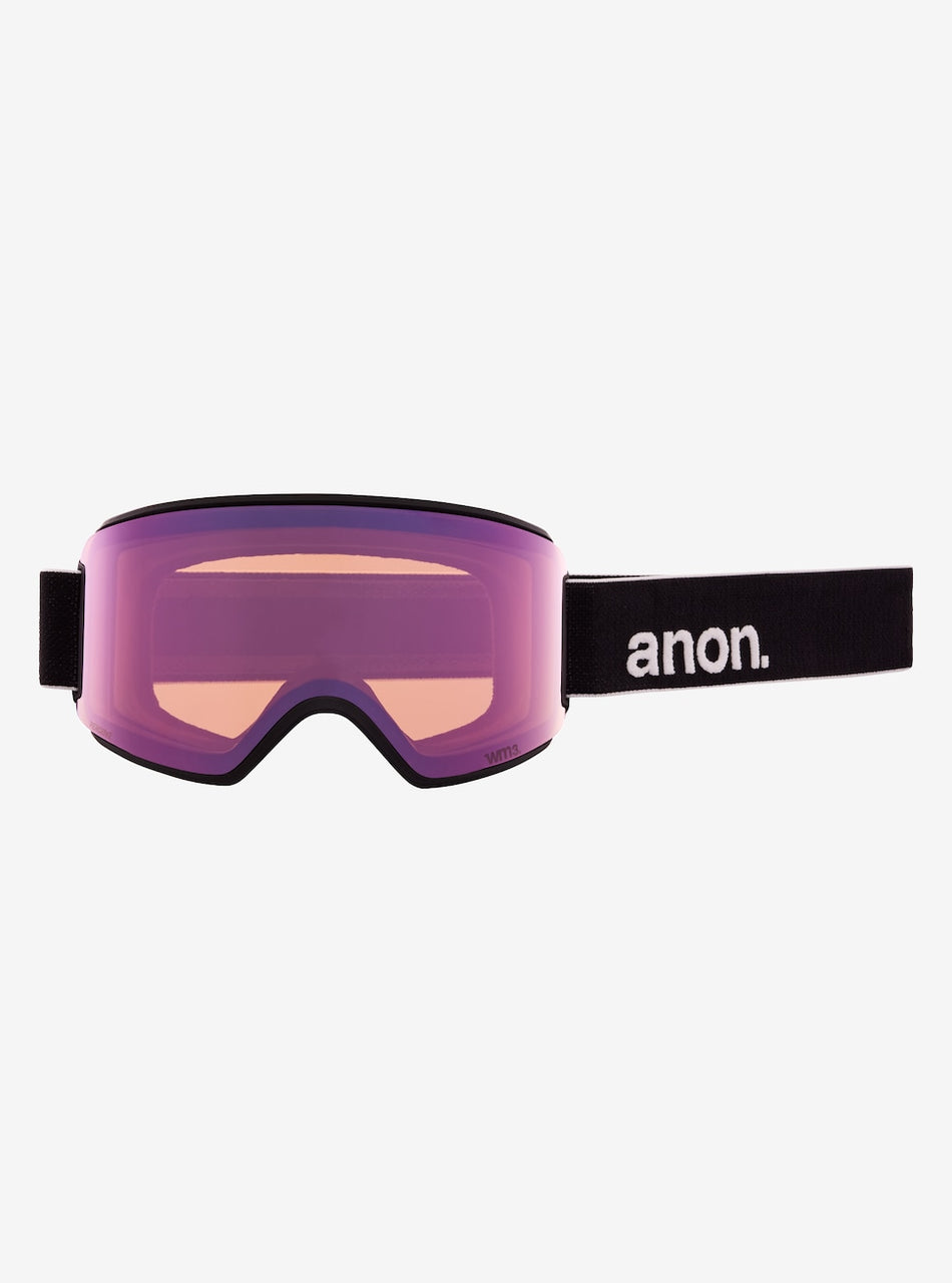 Anon WM3 Goggles & Spare Lens Womens 2022 Black / Perceive Variable Green Lens