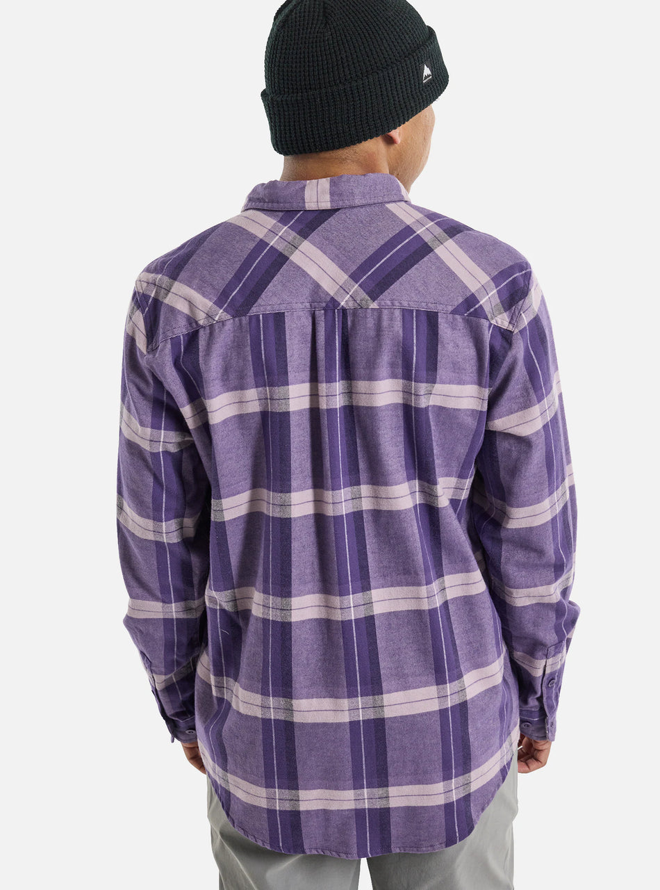 Burton Favorite Flannel Mens Elderberry Sparse Plaid