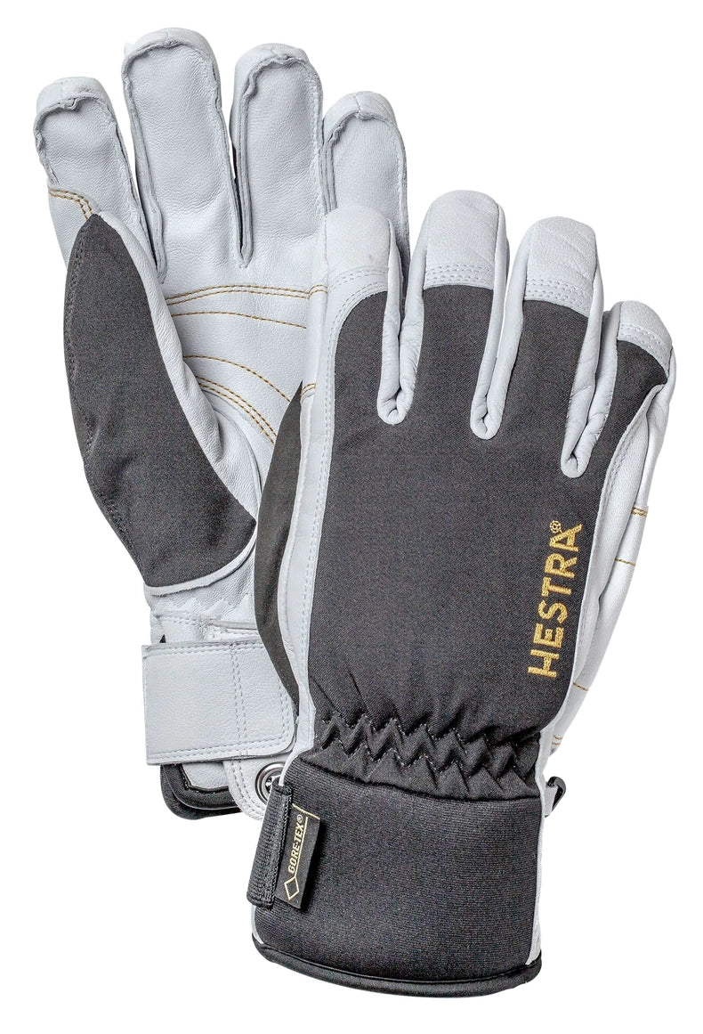 Hestra Army Leather Gore-Tex Short Glove Black / White