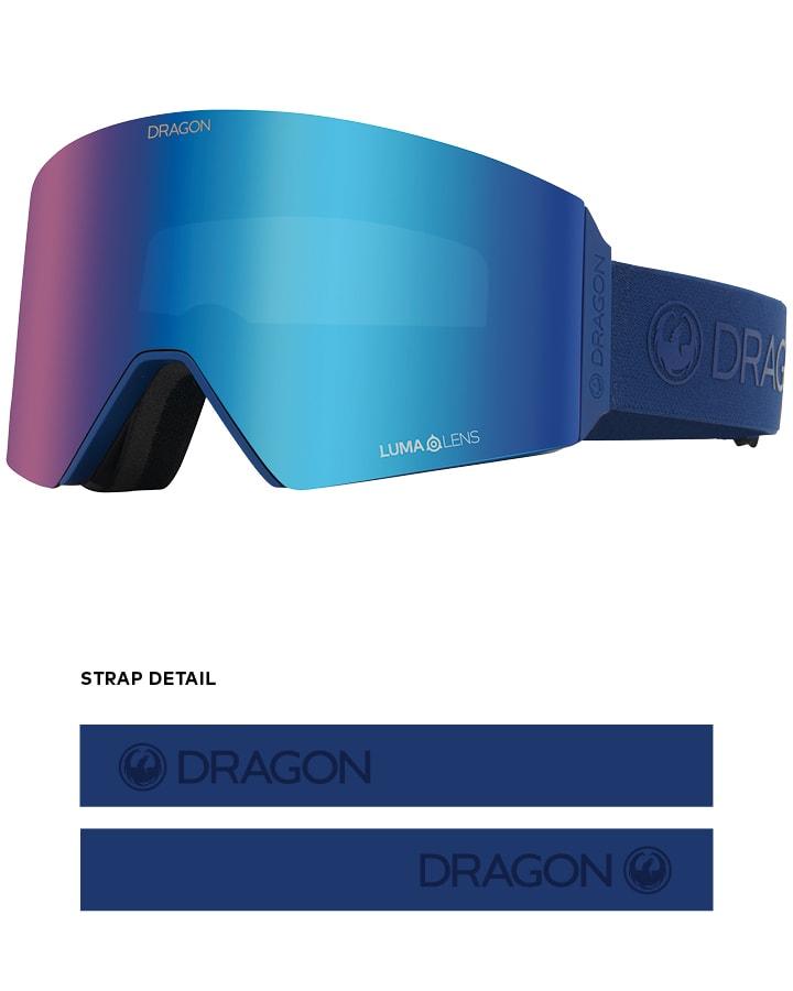 Dragon RVX Snow Goggles Navy / Lumalens Flash Blue + Spare Lens