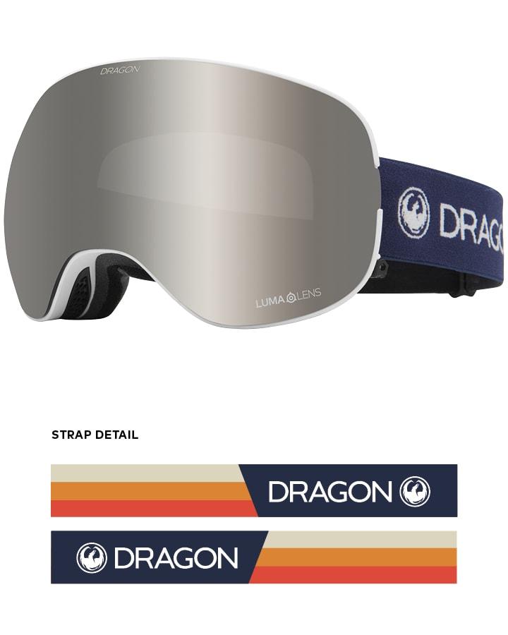 Dragon X2 Snow Goggles Camper / Lumalens Silver Ion + Spare Lens