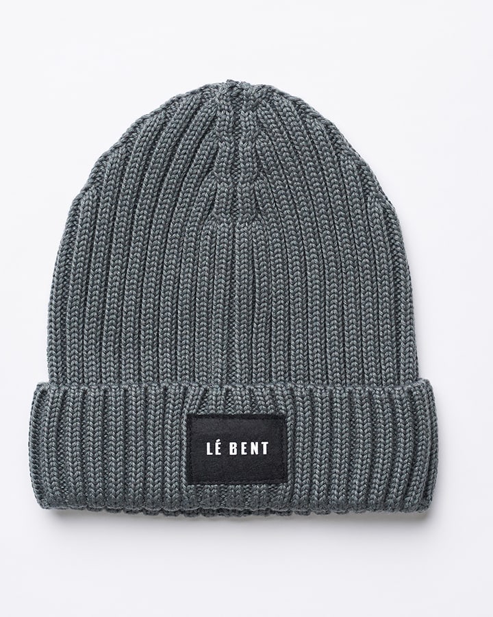 Le Bent Buddy Beanie Petrol Grey