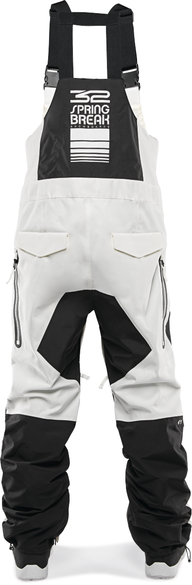 ThirtyTwo Spring Break Powder Bib Pants Mens White