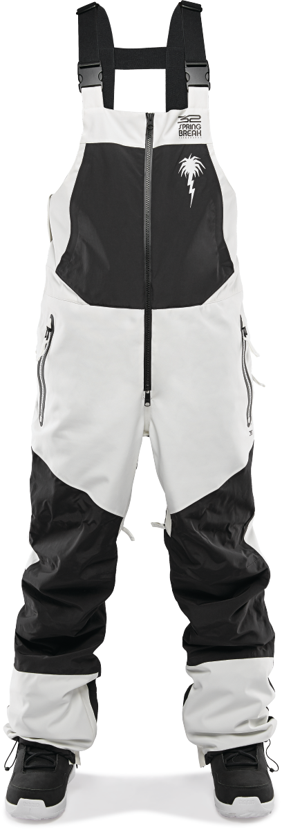 ThirtyTwo Spring Break Powder Bib Pants Mens White