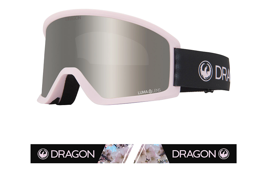 Dragon DX3 OTG Snow Goggles 2024 Sakura / Lumalens Silver Ion