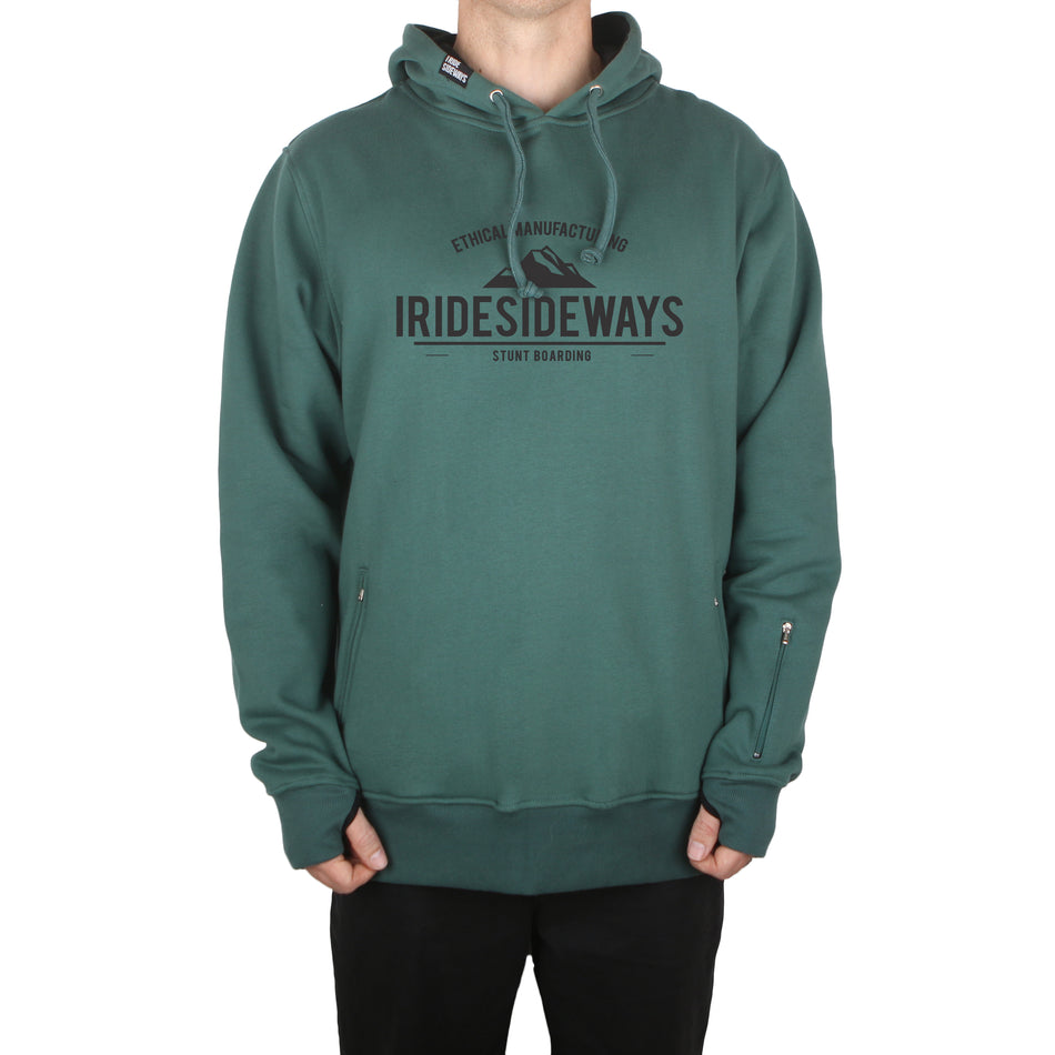 I Ride Sideways Drew DWR Sig Fit Hoodie Mens Teal