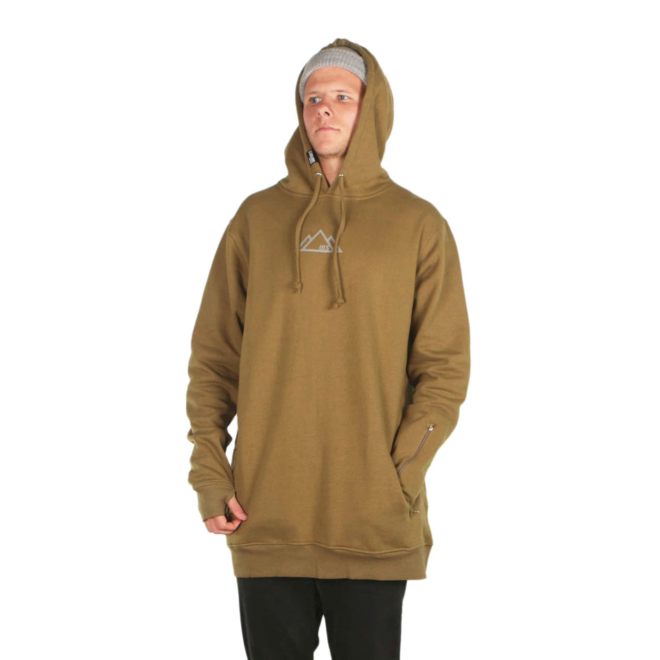 I Ride Sideways 3 Peaks DWR Shred Fit Hoodie Mens Olive