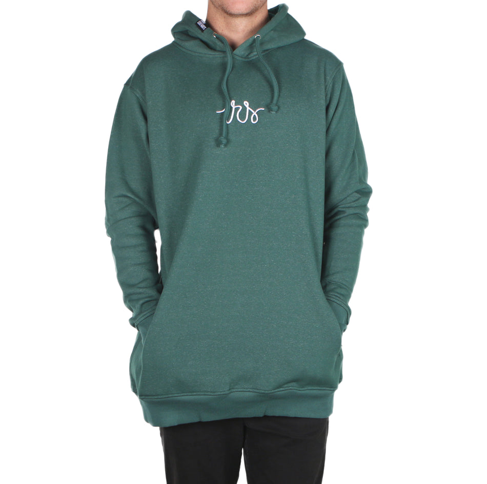 I Ride Sideways Flow Shred Fit Hoodie Mens Teal