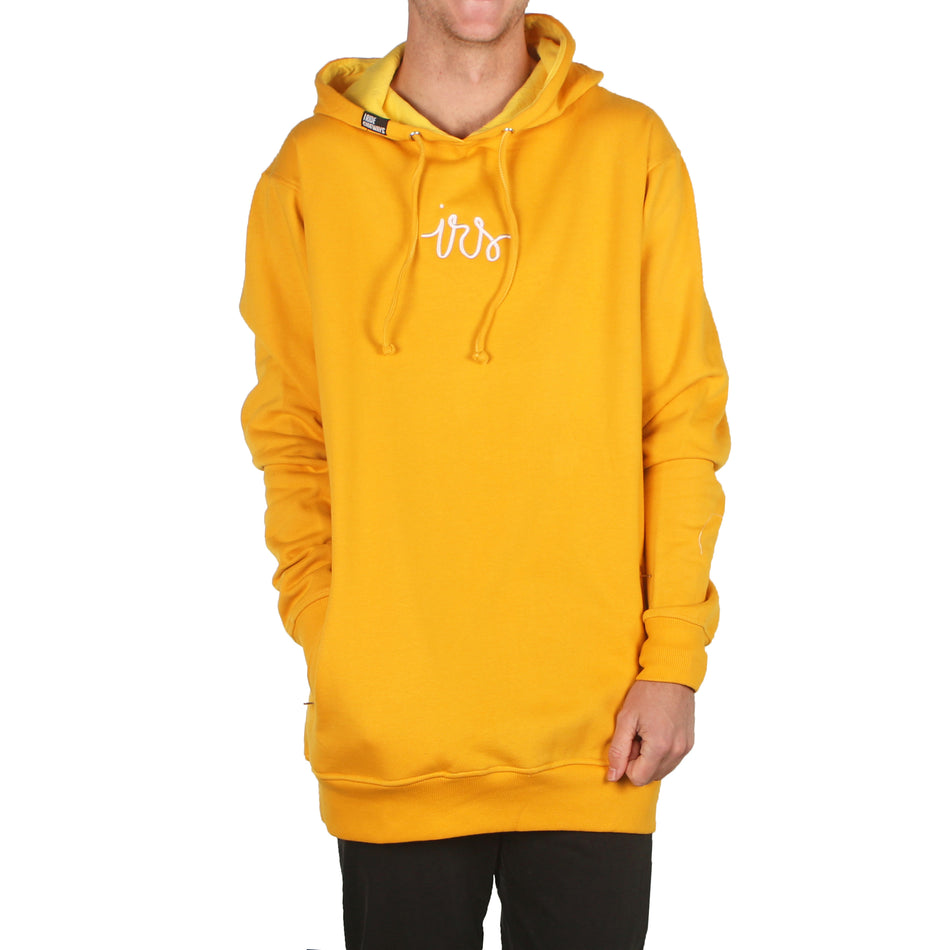 I Ride Sideways Flow Shred Fit Hoodie Mens Mustard