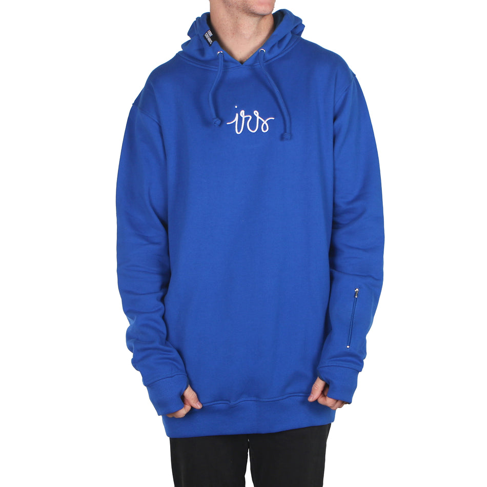 I Ride Sideways Flow Shred Fit Hoodie Mens Blue