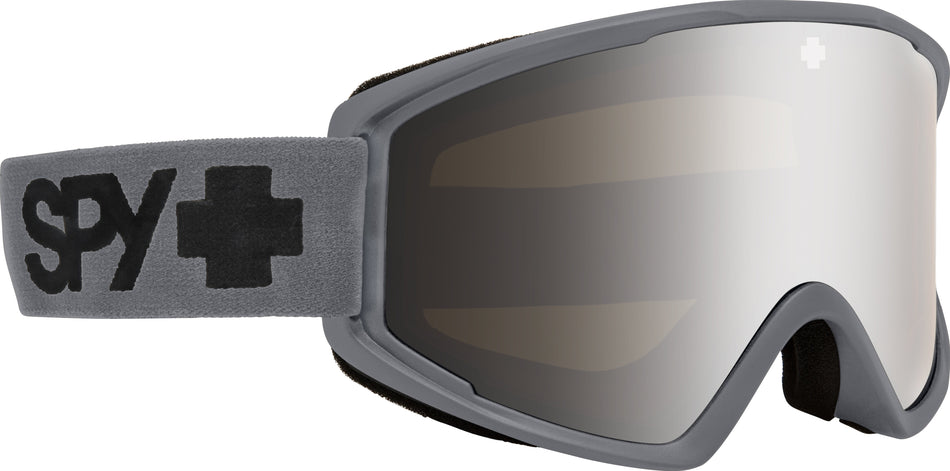 Spy Crusher Elite Goggles Matte Grey HD Bronze with Silver Spectra Mirror