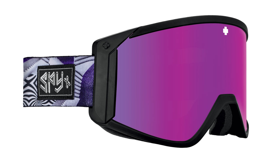 Spy Raider Goggles 2024 Chris Rasman / Rose with Purple Spectra Mirror