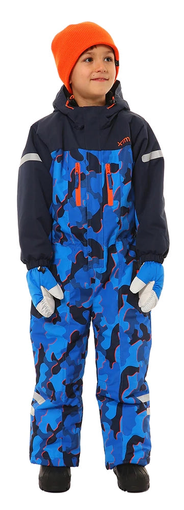 XTM Kizu Kids One Piece Suit Blue Camo