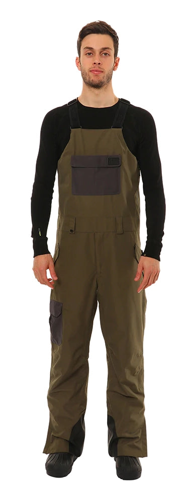 XTM Tyler Mens Bib Pants Ivy Green