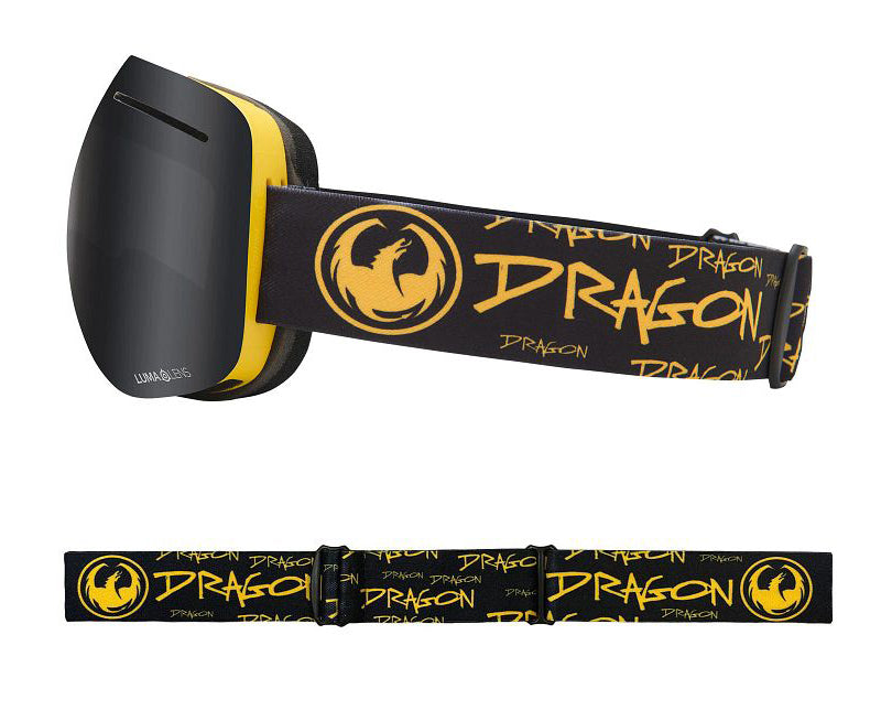 Dragon X1 Snow Goggles Block / Lumalens Dark Smoke + Spare Lens