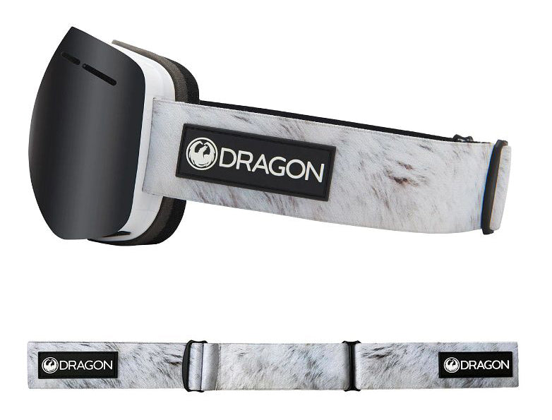 Dragon X1S Snow Goggles Winter Hare / Lumalens Dark Smoke+ Spare Lens