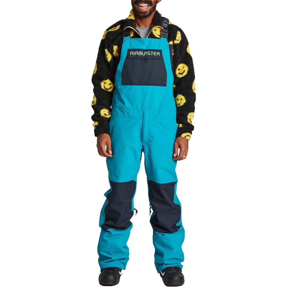 Airblaster Freedom Bib Pants Mens Teal