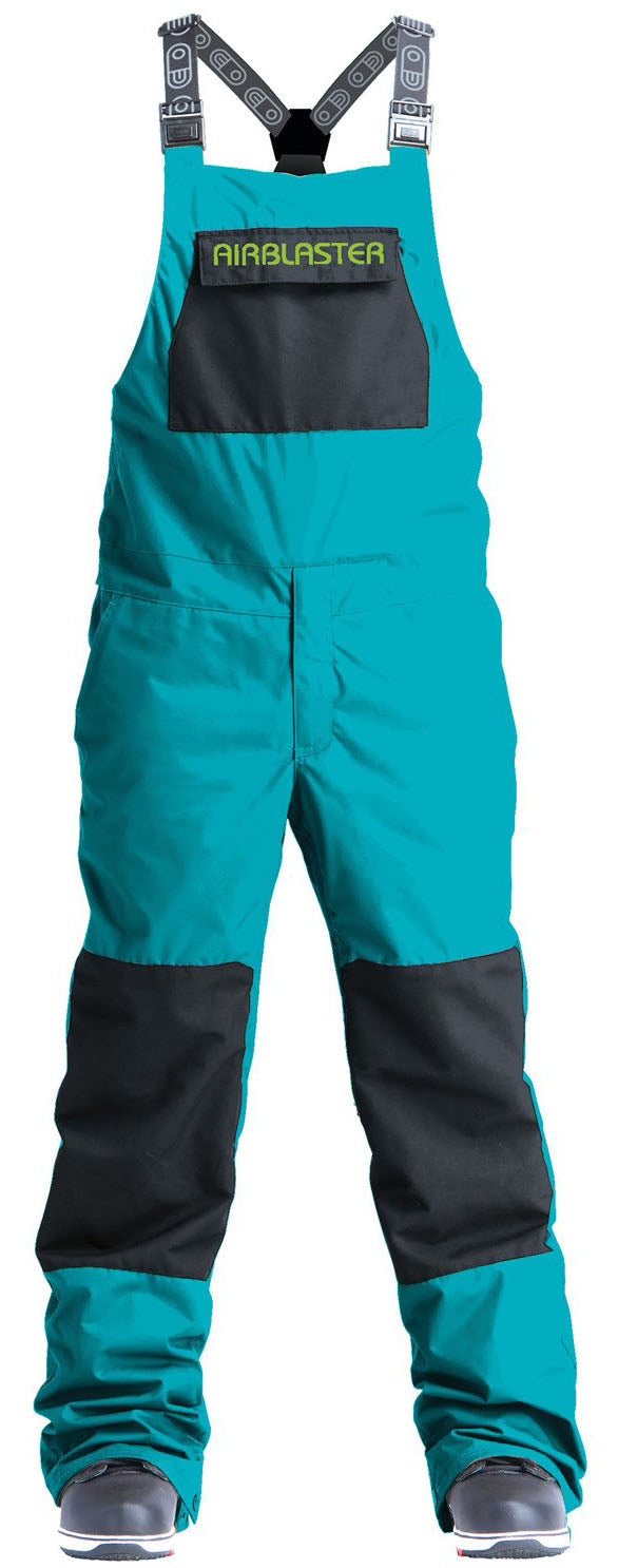 Airblaster Freedom Bib Pants Mens Teal