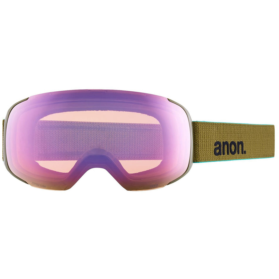 Anon M2 Goggles MFI Face mask & Spare Lens Mens 2023 Green / Perceive Variable Green Lens