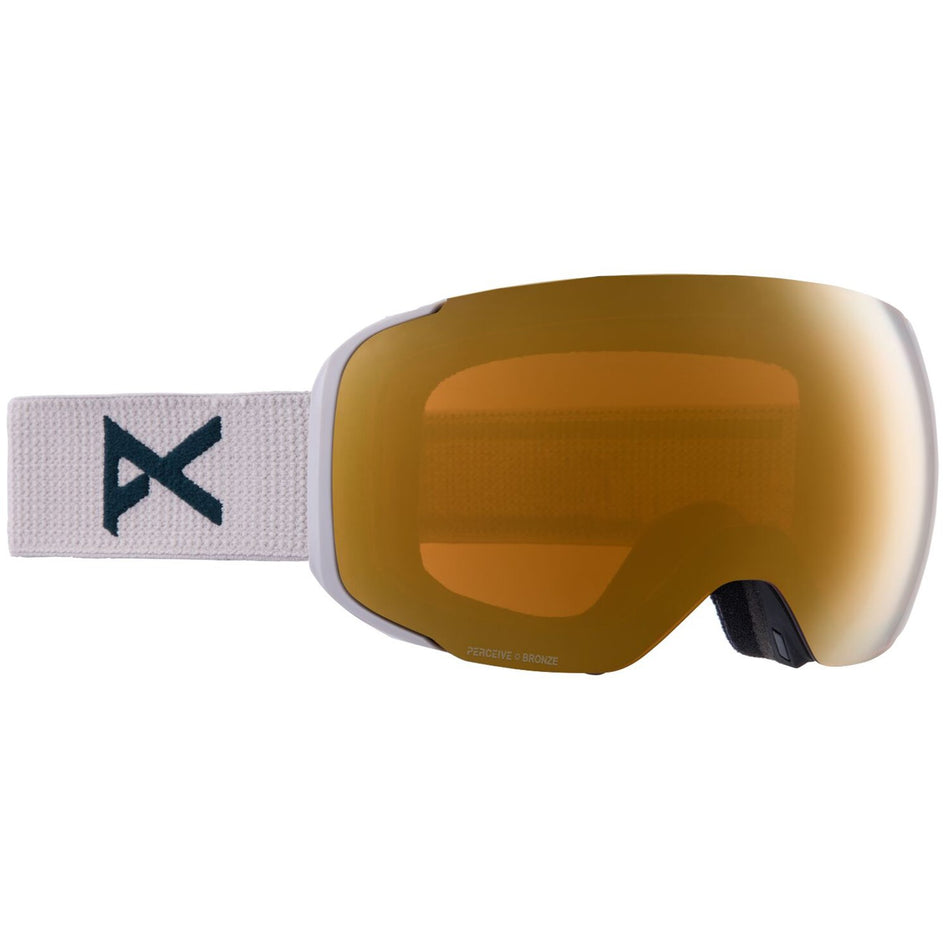 Anon M2 Goggles MFI Face mask & Spare Lens Mens 2023 Warm Grey / Perceive Sunny Bronze Lens