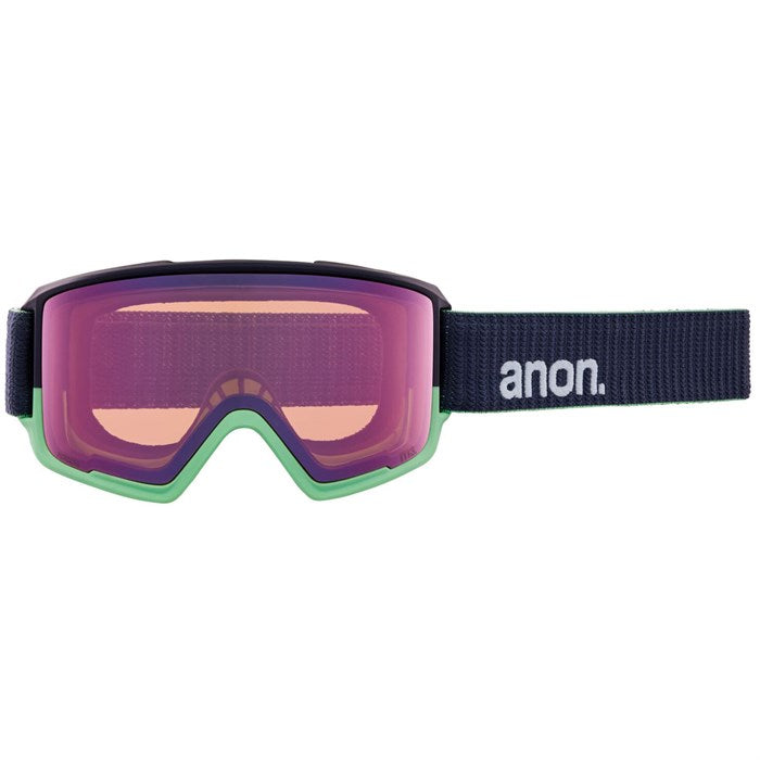 Anon M3 Goggles & Spare Lens Mens 2022 Navy / Perceive Variable Blue Lens