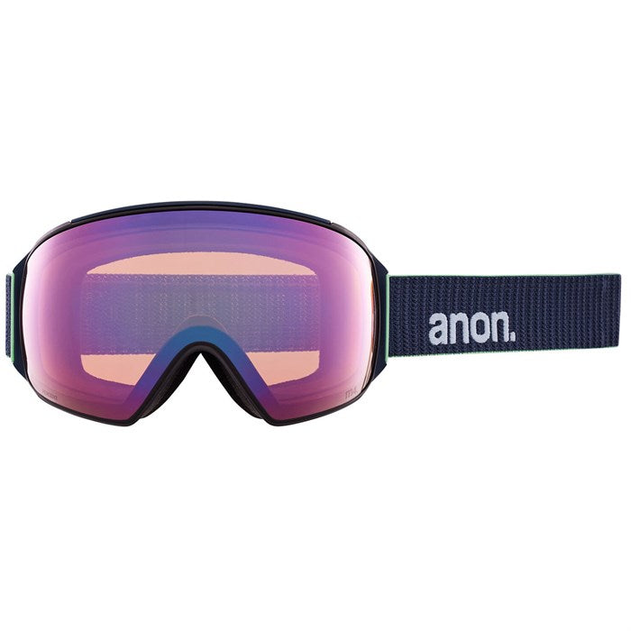 Anon M4 Toric Goggles MFI Face Mask & Spare Lens Mens 2023 Navy / Perceive Variable Blue Lens