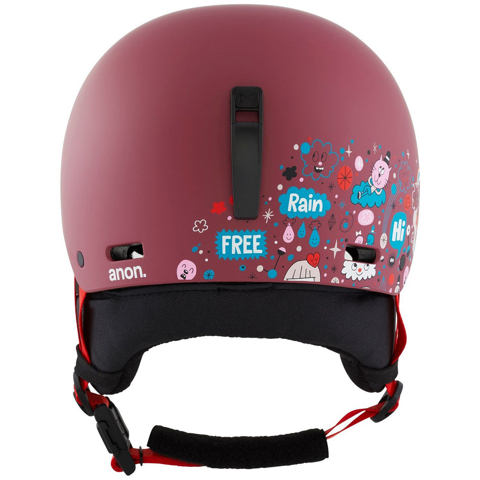 Anon | Rime 3 Helmet | Kids | 2022 | Doodle Red