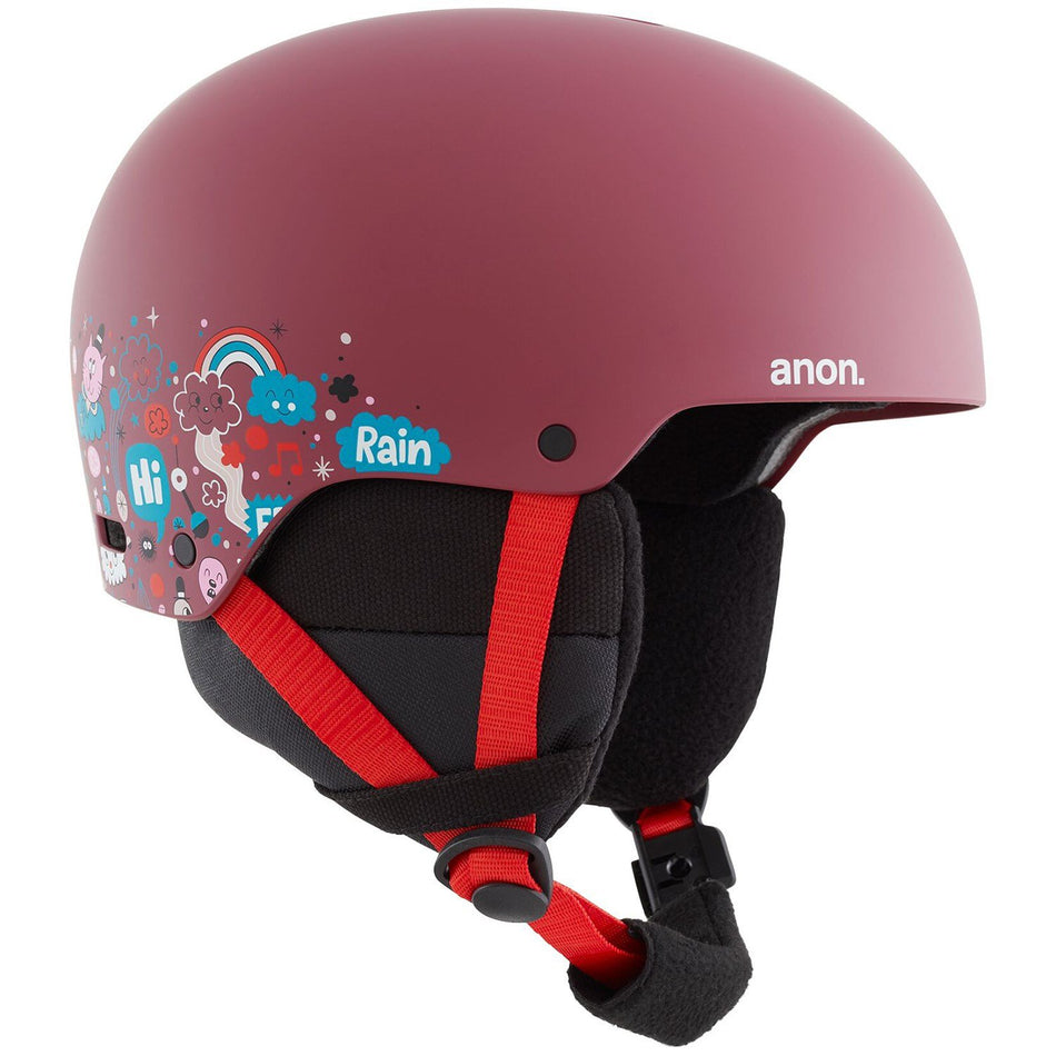 Anon | Rime 3 Helmet | Kids | 2022 | Doodle Red