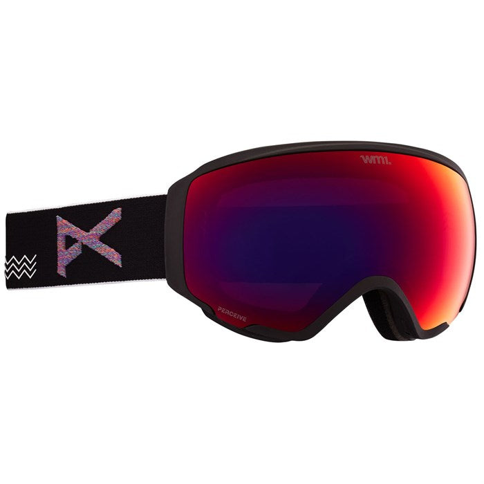 Anon WM1 Goggles & Spare Lens Womens 2022 Waves / Perceive Sunny Red Lens