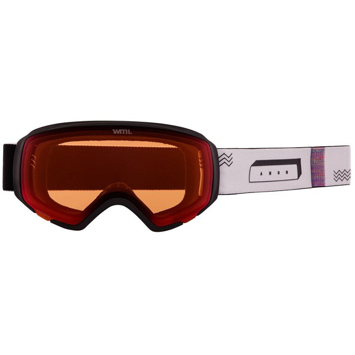 Anon WM1 Goggles & Spare Lens Womens Asian Fit 2022 Waves / Perceive Sunny Red Lens