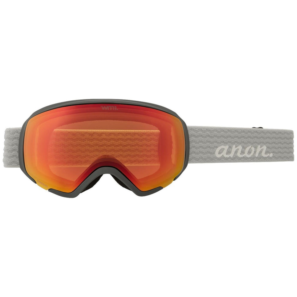 Anon WM1 Goggles MFI Face mask & Spare Lens Womens 2022 Grey / Perceive Sun Red Lens