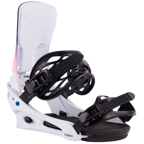 Burton Cartel Mens Snowboard Bindings White Cloud Burst