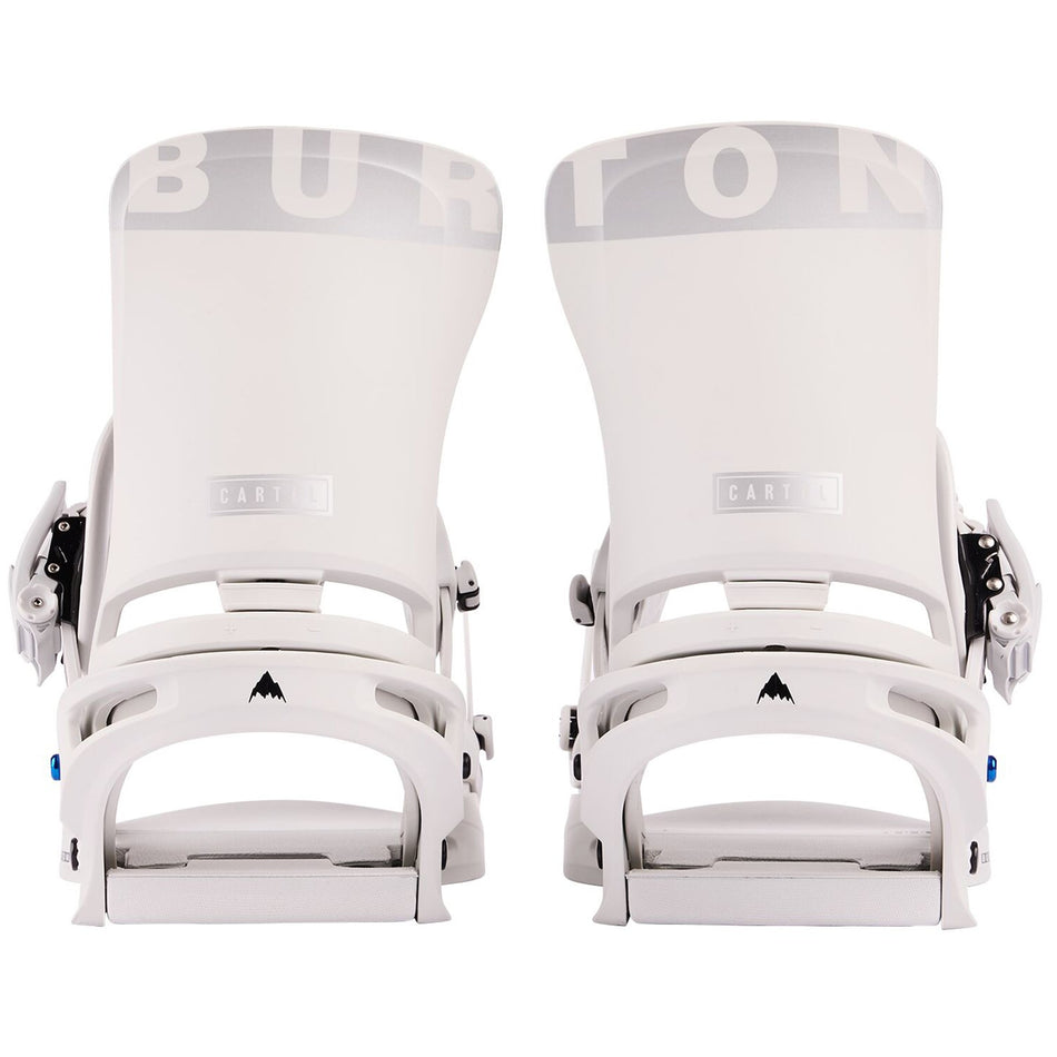 Burton Cartel Mens Snowboard Bindings Grey Cloud