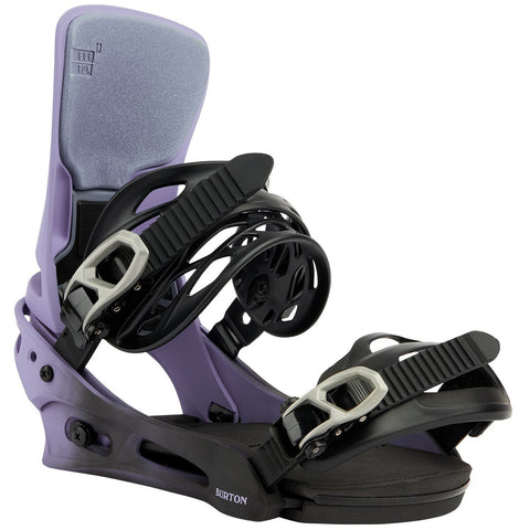 Burton Cartel X Mens Snowboard Bindings Violet Fade Elevation107