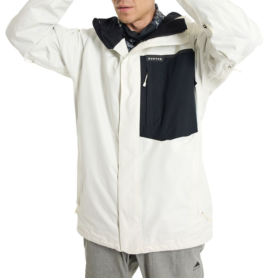 Burton Powline GORE-TEX Mens Jacket Stout White / Black